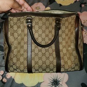 ❤Gucci Canvas Boston Bag❤